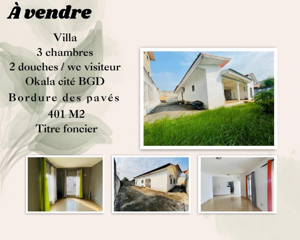 Villa 3 chambres à vendre à Libreville, OkalaPhoto Annonce Gabonhome 0